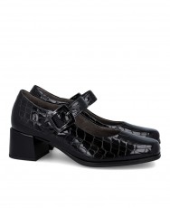 Pitillos 10821 coconut print heeled shoes