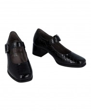 Zapatos tacón con estampado coco Pitillos 10821