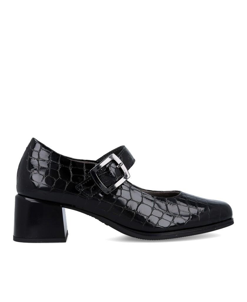 Pitillos 10821 coconut print heeled shoes