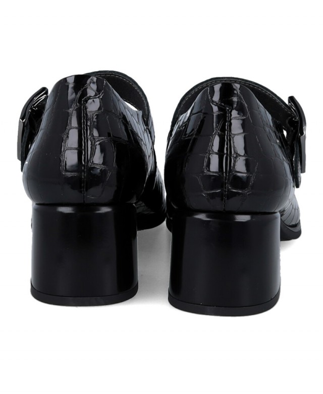 Pitillos 10821 coconut print heeled shoes