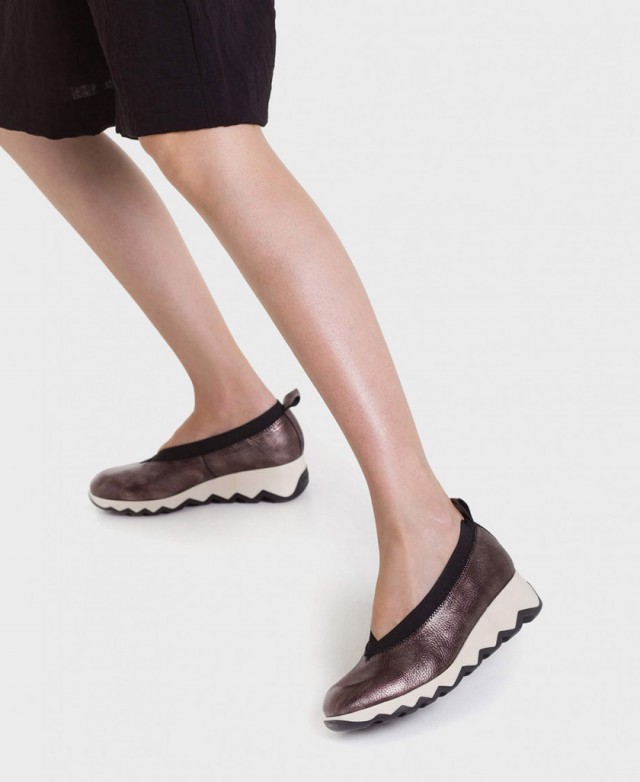 Ballerinas with wedge Wonders Simon 10 C-7610