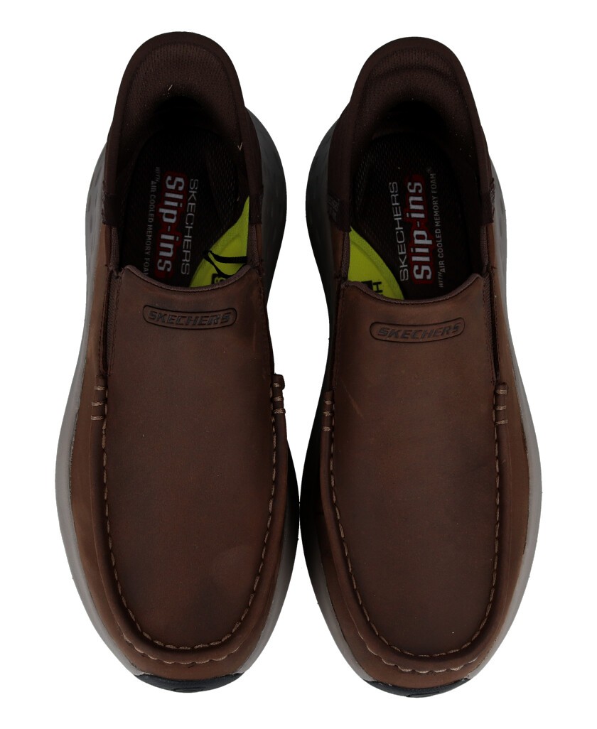 h2Mocasines de piel Skechers Slip Ins Pason Oswin h2 pAnade un toque de elegancia y comodidad a tu guardarropa con los Mocasine