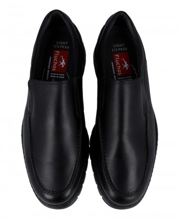 h2Mocasiones de piel Fluchos Crono 9144 h2 pDescubre el mocasin de piel Fluchos Crono 9144 en color negro un clasico reinventad