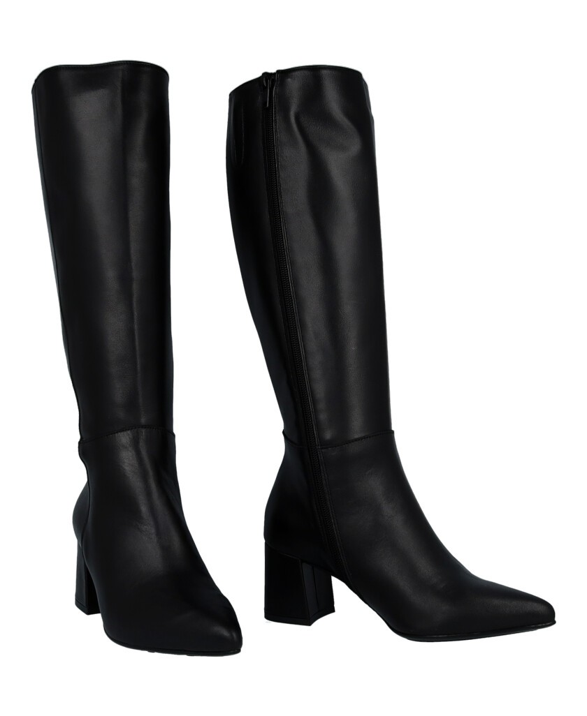 Patricia Miller Leonor 6961 black leather high boots