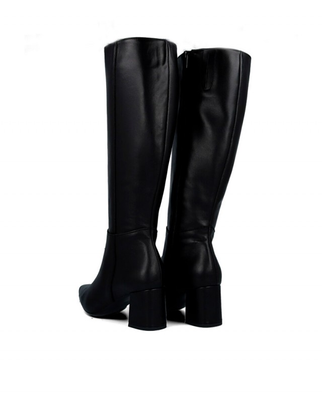 Patricia Miller Leonor 6961 black leather high boots