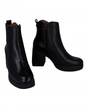 Wonders H-4981 block heel ankle boots