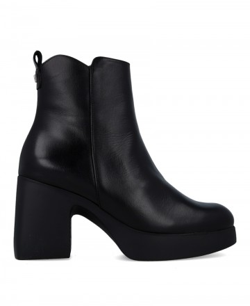 Wonders H-4981 block heel ankle boots