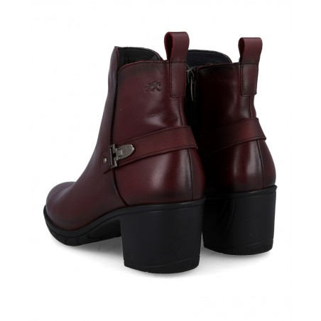 Botines de mujer en burdeos Fluchos Nydia F1798