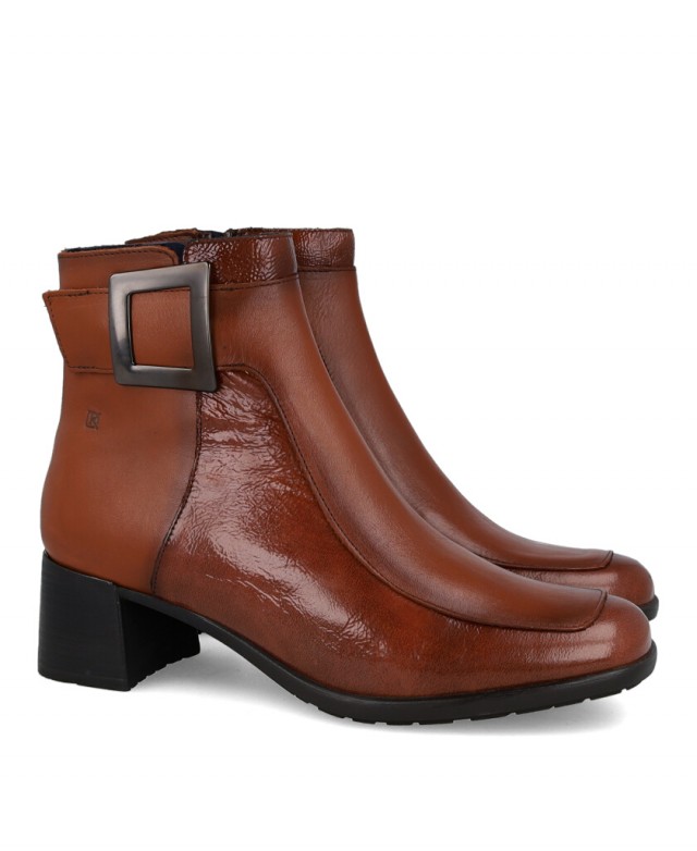 Botines de tacón bajo Dorking Ikia D9199
