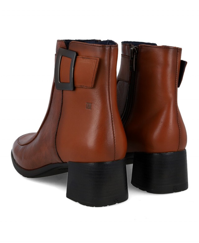 Botines de tacón bajo Dorking Ikia D9199