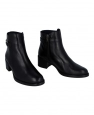 Dorking Chiara D9347 black heeled ankle boots