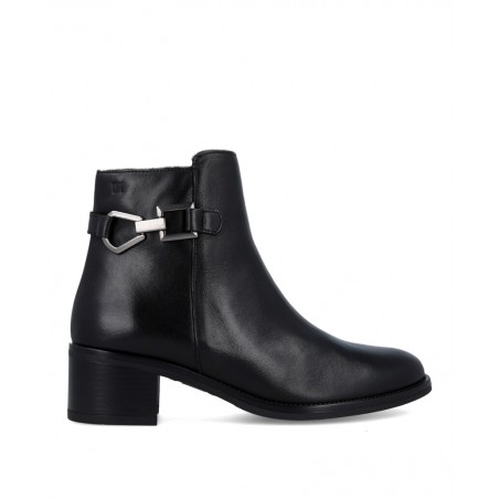 Botines negros de tacón Dorking Chiara D9347