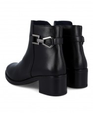 Botines negros de tacón Dorking Chiara D9347