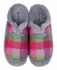 Garzón 7450.300 multicolored plaid slippers
