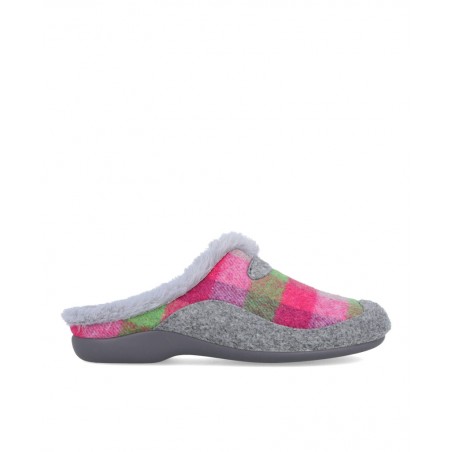 Zapatillas de casa de cuadros Garzón 7450.300