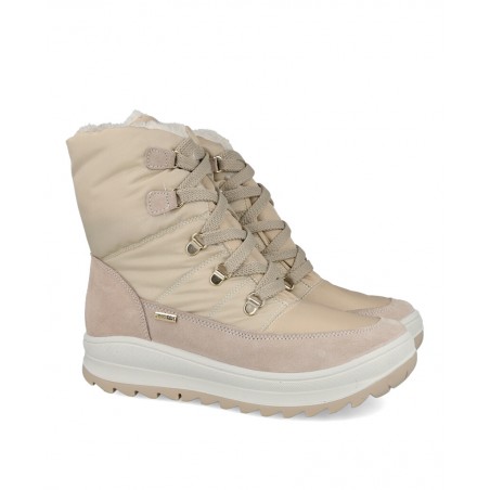 Botas de pelo beige Imac 859029.7160.013
