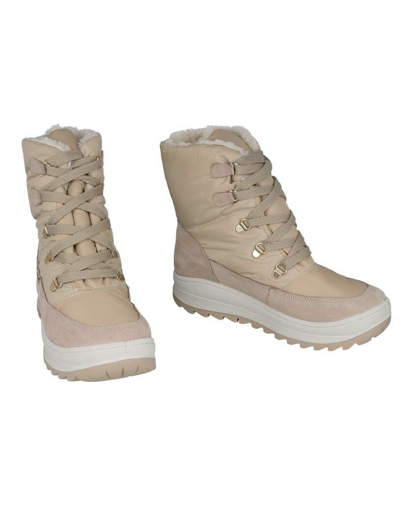 Botas de pelo beige Imac 859029.7160.013