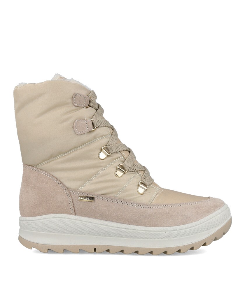 Botas de pelo beige Imac 859029.7160.013