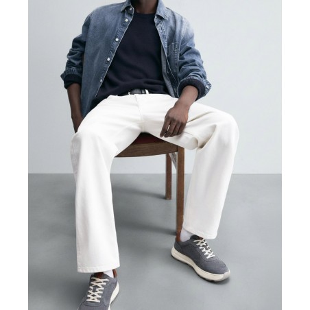 Men's grey trainers Overstate13943