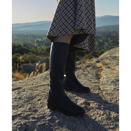 Porronet 4714 Black Zip-up Boots