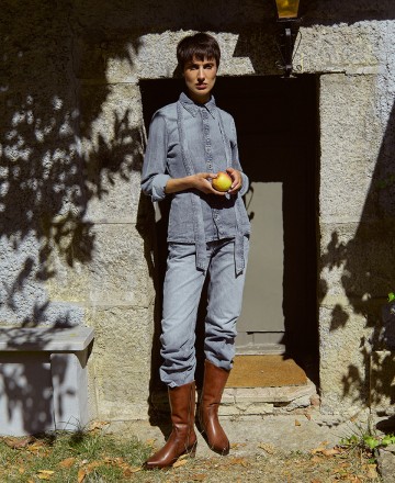 Botas cowboy marrones con tacón Porronet 4755