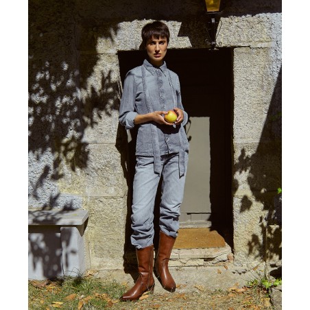 Botas cowboy marrones Porronet Flora 4755