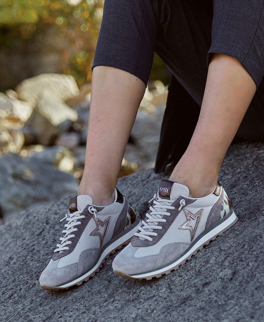Sneakers estrella para mujer Cetti C-1259