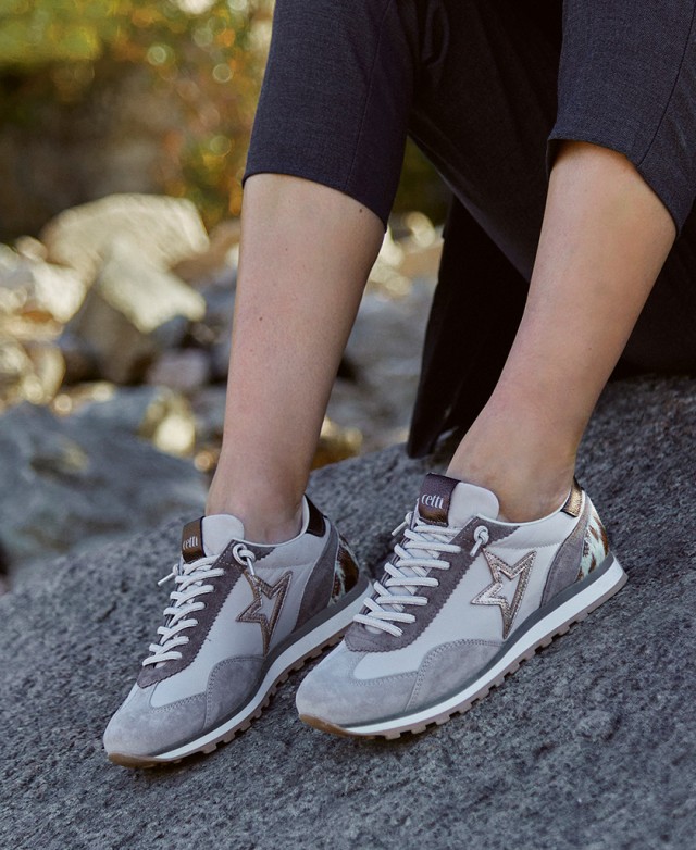 Star Sneakers for Women Cetti C-1259