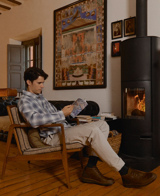 Botines de piel informales Imac 851018.30056.017