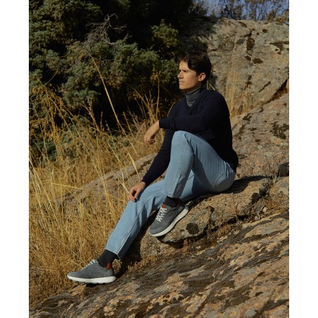 Men's grey trainers Overstate13943