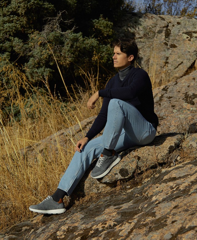 Deportivas grises para hombre Overstate 13943