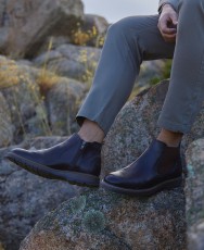 Botines marrones hechos de piel Fluchos F2323