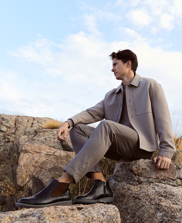 Botines marrones hechos de piel Fluchos F2323