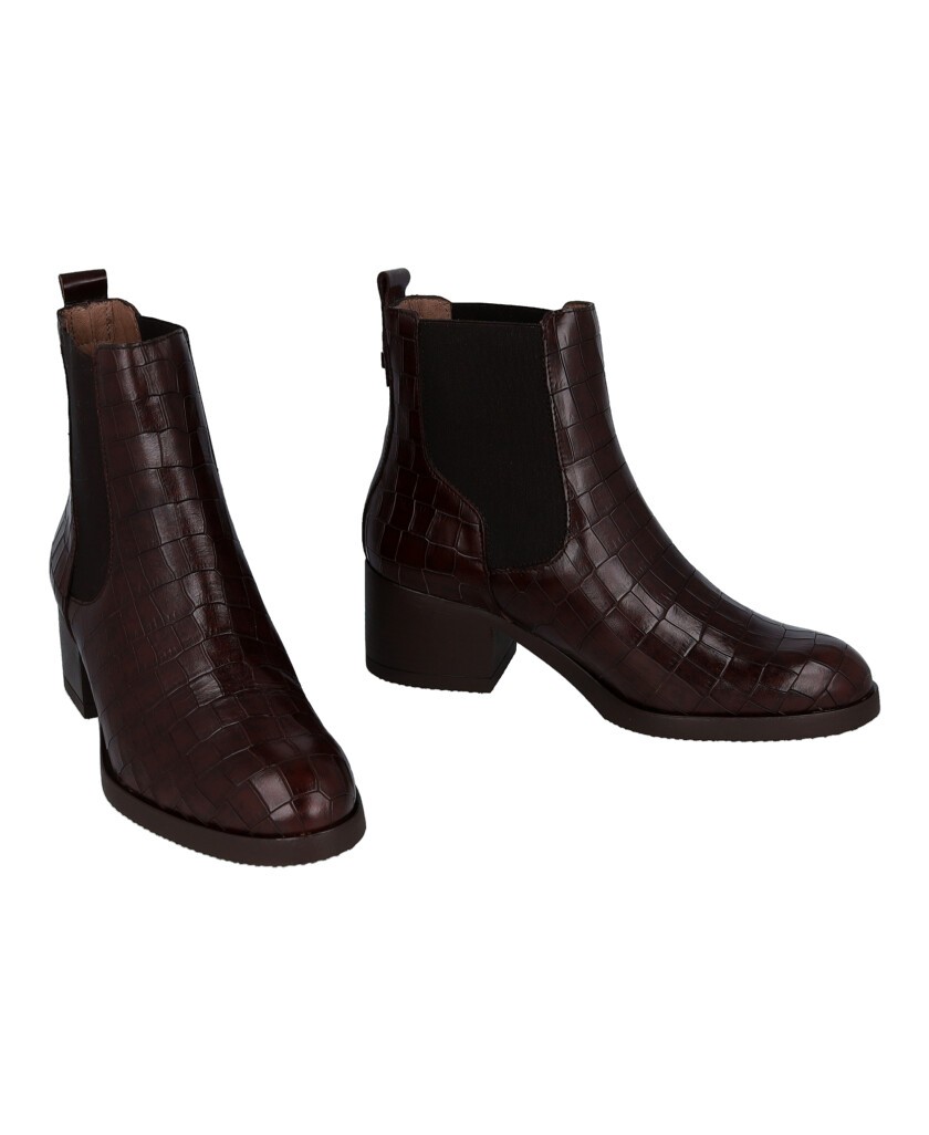 Botines chelsea Wonders Santafé G-6252