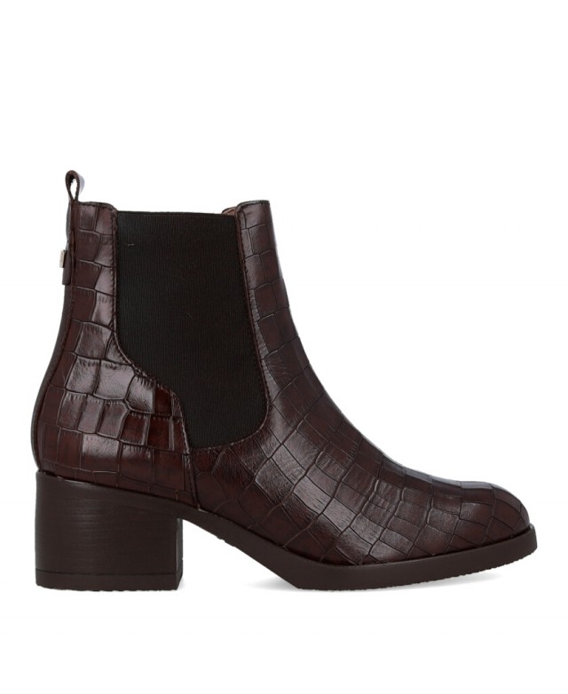 Botines chelsea Wonders Santafé G-6252