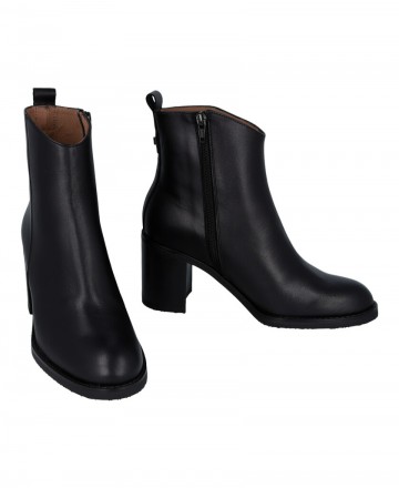 Botines negros mujer Wonders Remache 10 I-9210