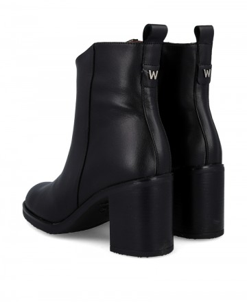 Botines negros mujer Wonders Remache 10 I-9210
