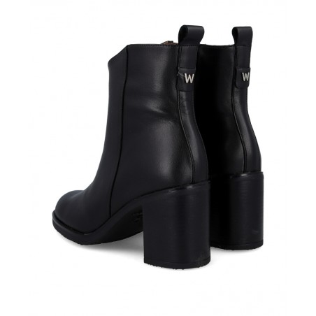 Botines negros mujer Wonders Remache 10 I-9210