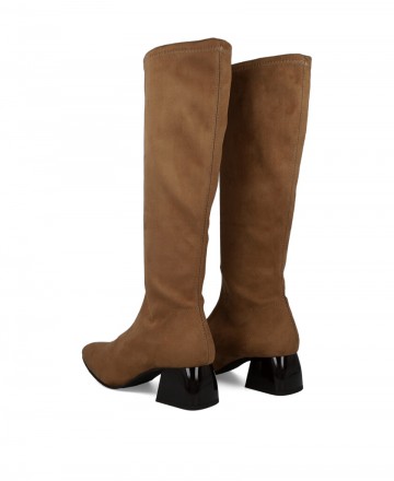 Miss Elastic 78663 elasticated knee-high boots