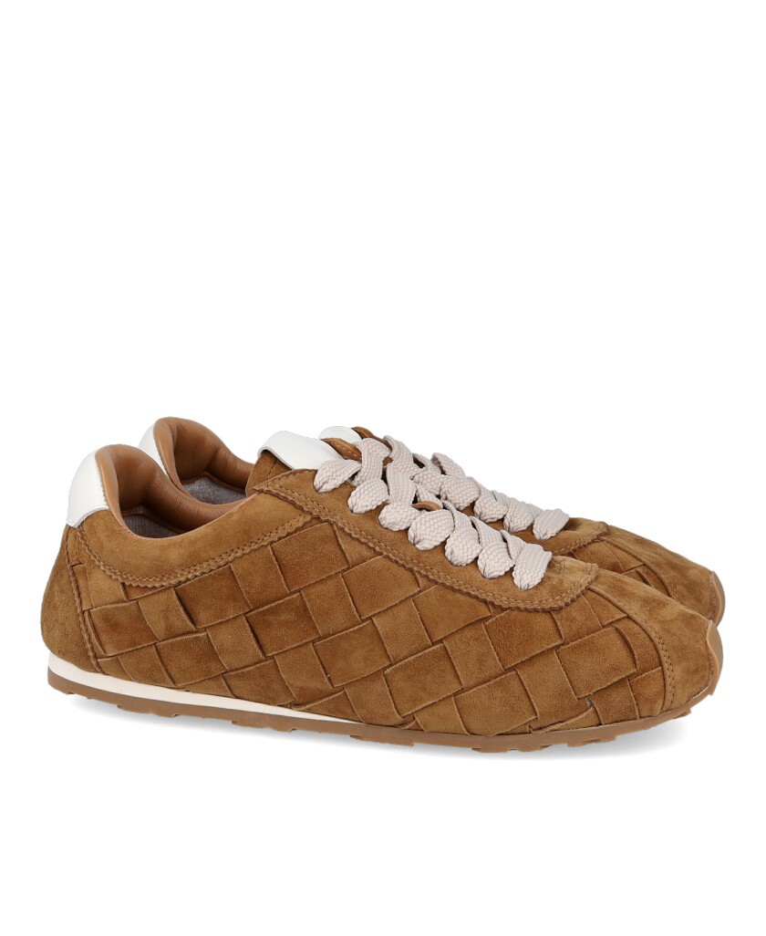 Sneakers camel mujer Catchalot Bama