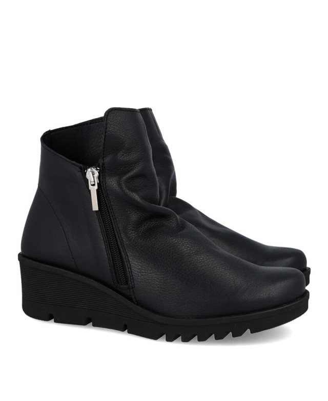 Tambi Mia 10 black wedge ankle boots Tambi Mia 10 black wedge ankle boots