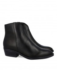 Luparense black zip-up ankle boots 455 6409