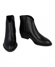 Luparense black zip-up ankle boots 455 6409