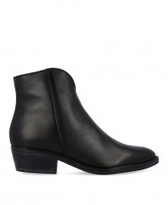 Luparense black zip-up ankle boots 455 6409