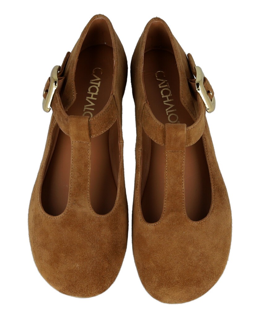 Camel Mary Janes with buckle Catchalot Zintia