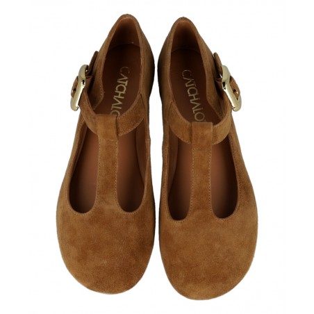Merceditas camel con hebilla Catchalot Zintia