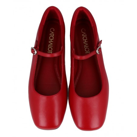 Merceditas en color rojo Catchalot Diana
