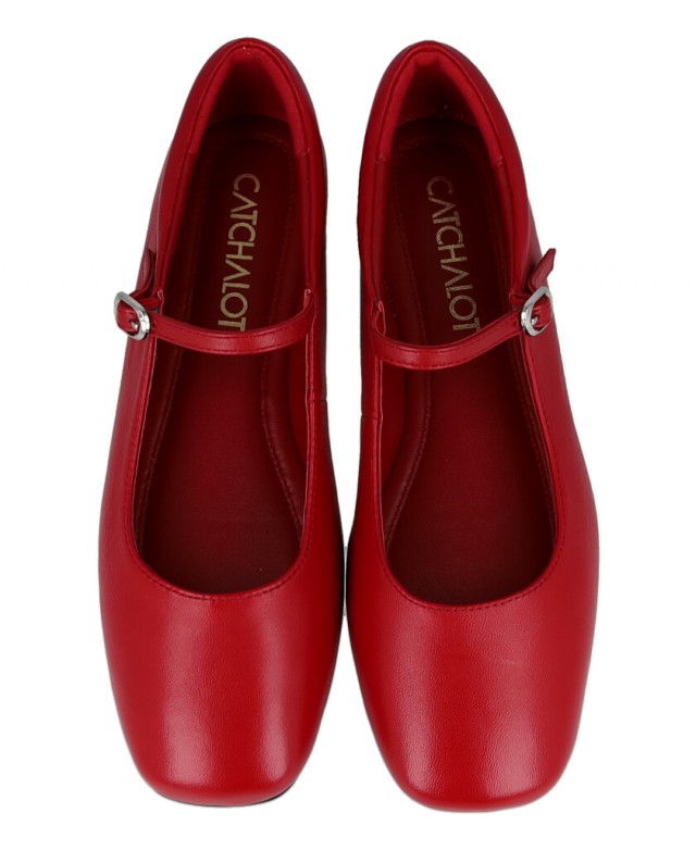 Merceditas en color rojo Catchalot Diana