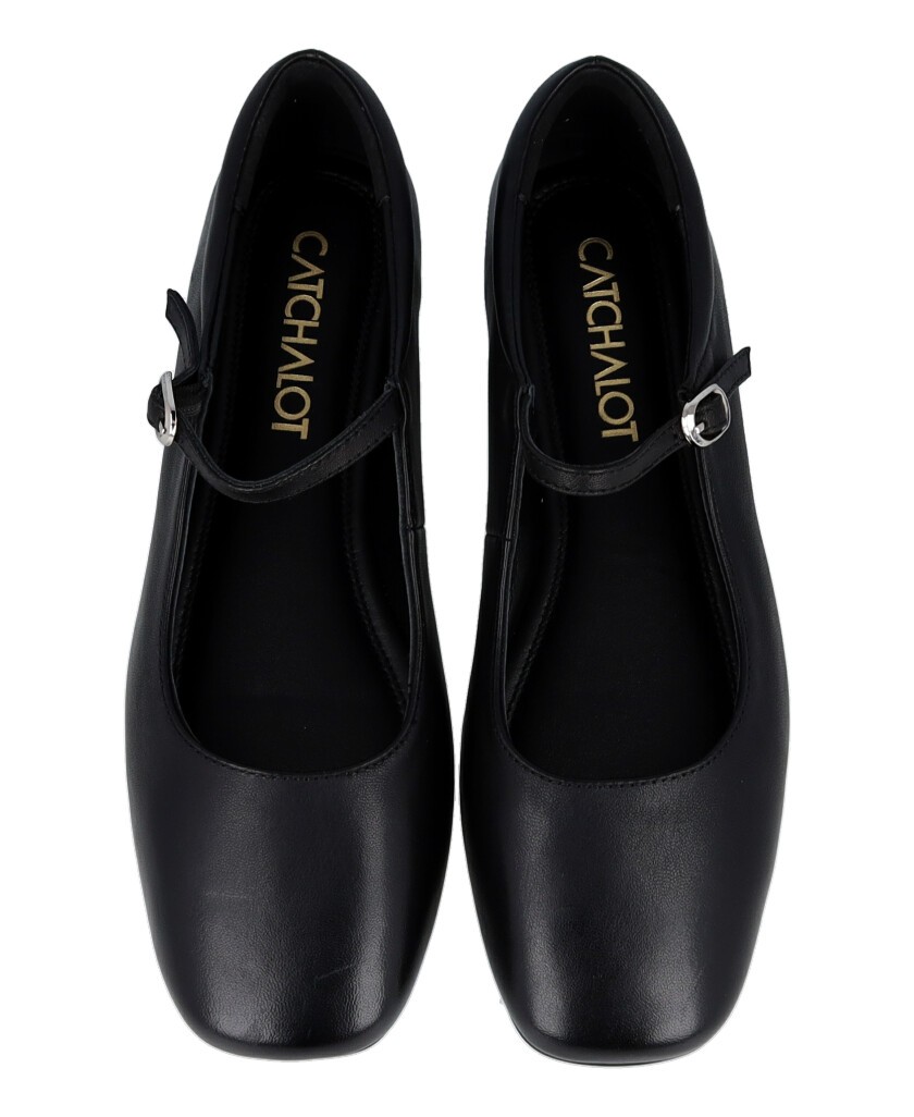 Merceditas negras con hebilla Catchalot Diana