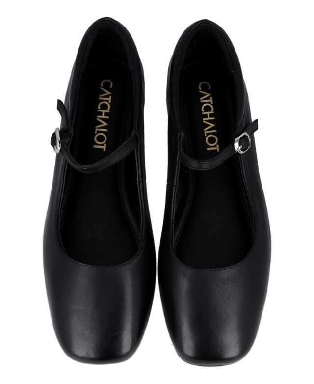 Black Mary Janes with buckle Catchalot Diana